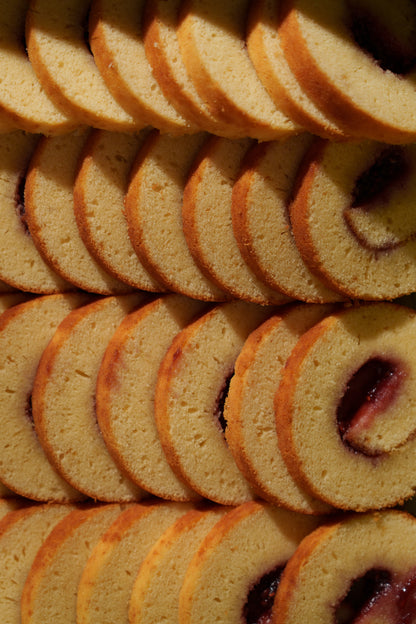 Jam Swiss roll 30 Pcs.