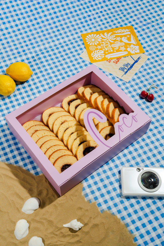 Jam Swiss roll 30 Pcs.